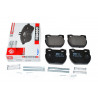 jeu de 4 plaquettes de frein arriere Defender 90, 110, 130