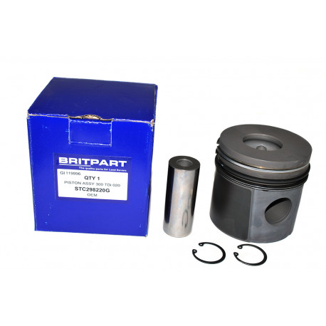 Oem piston avec segments cote 0.20 Defender 90, 110, 130 et Discovery 1 (STC298220)