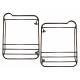 Kit grilles feux rectangulaire Defender