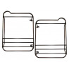 Kit grilles feux rectangulaire Defender