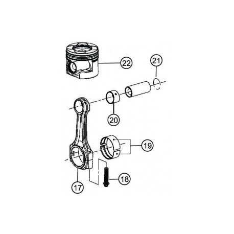 Vm motori piston cote reparation +0, 40  Nitro ET Wrangler (68031441AA)