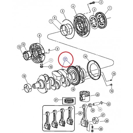 Vm motori villebrequin Cherokee KJ (68019322AA)