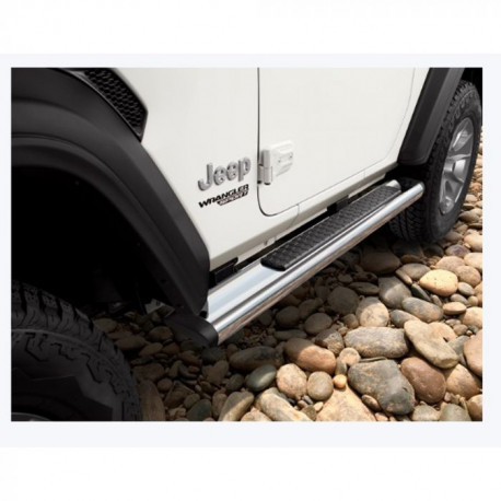 Mopar Marche pieds tubulaire chromé - 2 portes Wrangler JL (82215330ABPC)