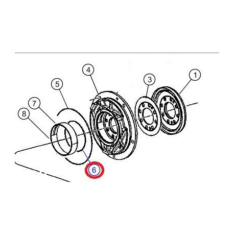 Vm motori joint torique volant moteur (petit) (05066763AA)