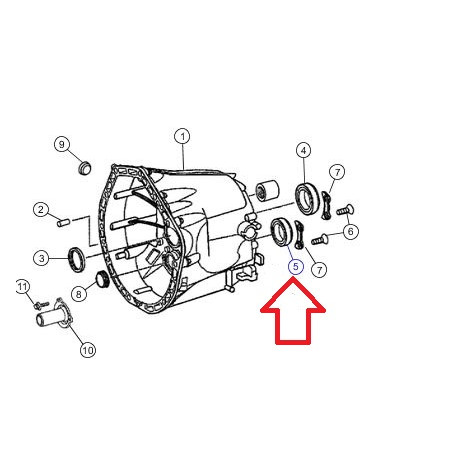 Mopar roulement Dodge Nitro (68080335AA)