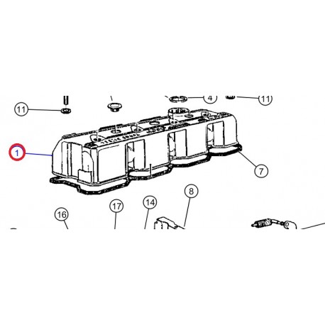 Vm motori cache culbuteurs Cherokee XJ (04864747)