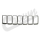 enjoliveur de grille de calandre facon alu brosse auto collant