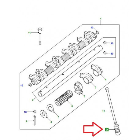 Land rover poussoir de soupape (hydraulique) Discovery 2 et Range Classic (ERC4949LR)