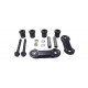 kit jumelles lames  avant ou arriere Wrangler TJ,  YJ