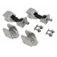 kit 2 attaches capot inox Wrangler TJ,  YJ