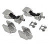 kit 2 attaches capot inox Wrangler TJ,  YJ