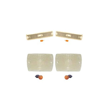 Crown kit clignotants blancs ampoule orange Wrangler yj (0J10B)