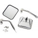 kit 2 retroviseurs inox Wrangler YJ