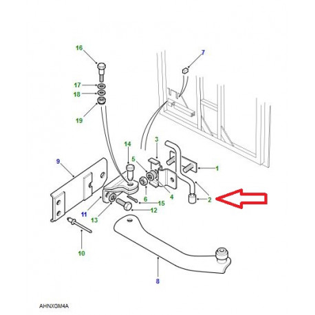 Land rover barre de torsion (MXC1790)