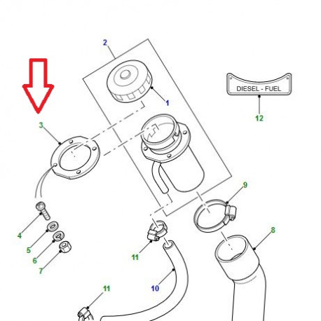 Land rover bague d'etancheite bouchon (500710)