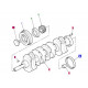 joint spi arriere de vilebrequin Defender 90, 110, 130, Discovery 1, Range Classic