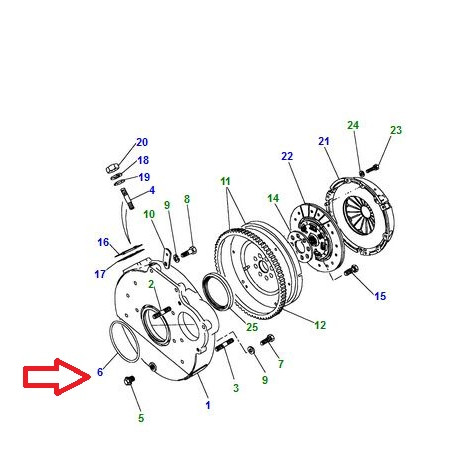 Land rover joint torique (ERC6432)