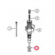 kit  joints injecteur ( pour 1injecteur) Dodge Caliber