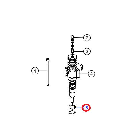Mopar kit  joints injecteur ( pour 1injecteur) Dodge Caliber (68001590AA)