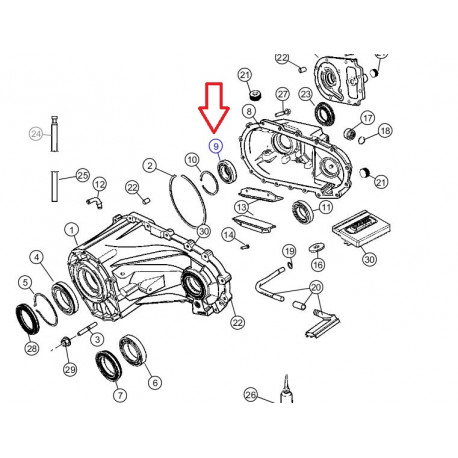 Mopar roulement 6208 (05161968AA)