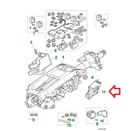 Jaguar module de commande F-Type,  XF X250,  XJ X351 (C2C7505)