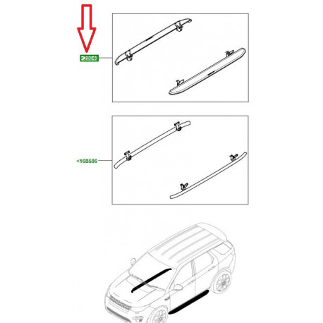 Land rover kit-marchepied (VPLCP0210)