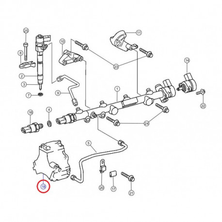 Allmakes 4x4 pompe injection PT Cruiser (BOS0986437102090)