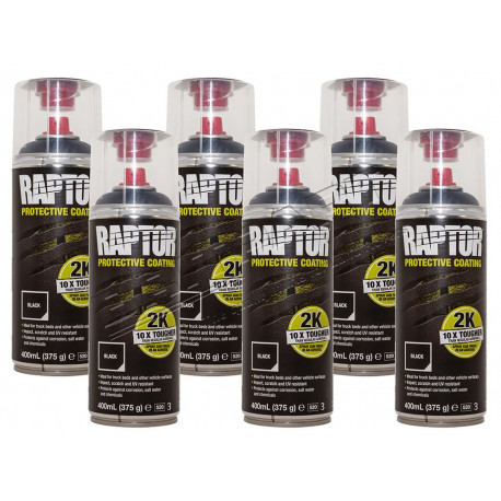 Raptor UPOL RAPTOR 6X400ML NOIR (DA6642)