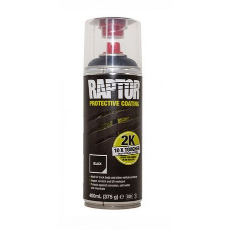 Raptor UPOL 2K AÉROSOL  NOIR RAPTOR 400ML (DA6644)