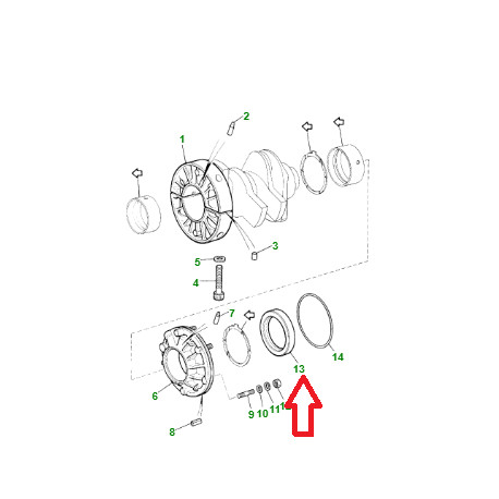 Oem joint spy arriere villebrequin prendre la reference 46340862 (46340862)