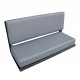 Banquette laterale tissu style techno 81cm Defender 90 110 130