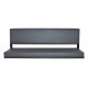 banquette laterale grise 1200mm