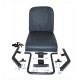 siege individuel arriere gris