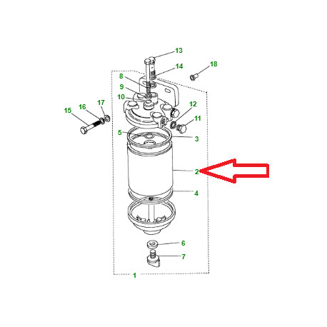 Land rover fitre a gasoil (90517711)