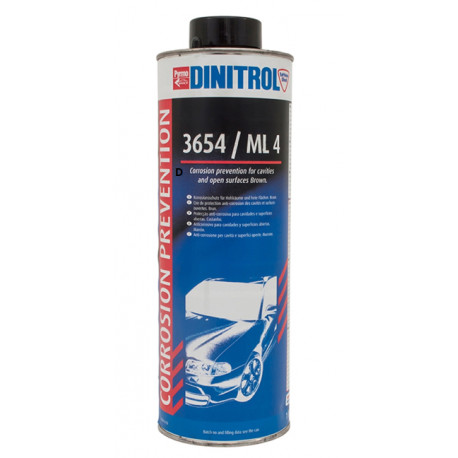 Dinitrol antirouille 3654 ML4 surfaces ouvertes et cavités fermes 1litre DINITROL (0P33U)