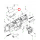 Land rover moulure superieur poignee tableau de bord (FAY500080PUY)