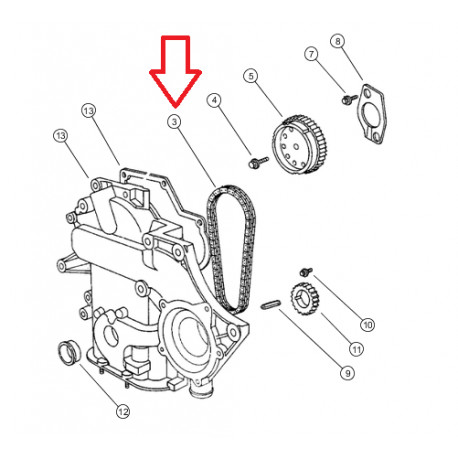 Mopar chaine (04740275)