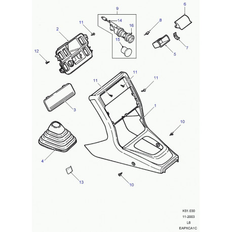 Oem vis Discovery 2,  Freelander 1 et Range P38 (DA610065)