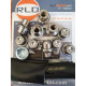 Kit de verrous et cache-écrous de roue alliage Defender 90, 110, 130