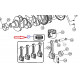 jeu segment pour  1 piston