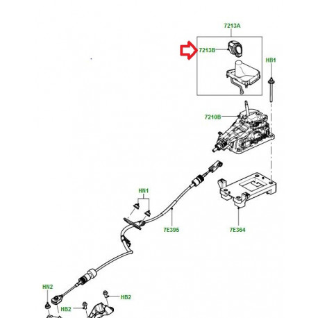 Land rover Pommeau de vitesse boite automatique  Freelander 2 (0IB5Q)