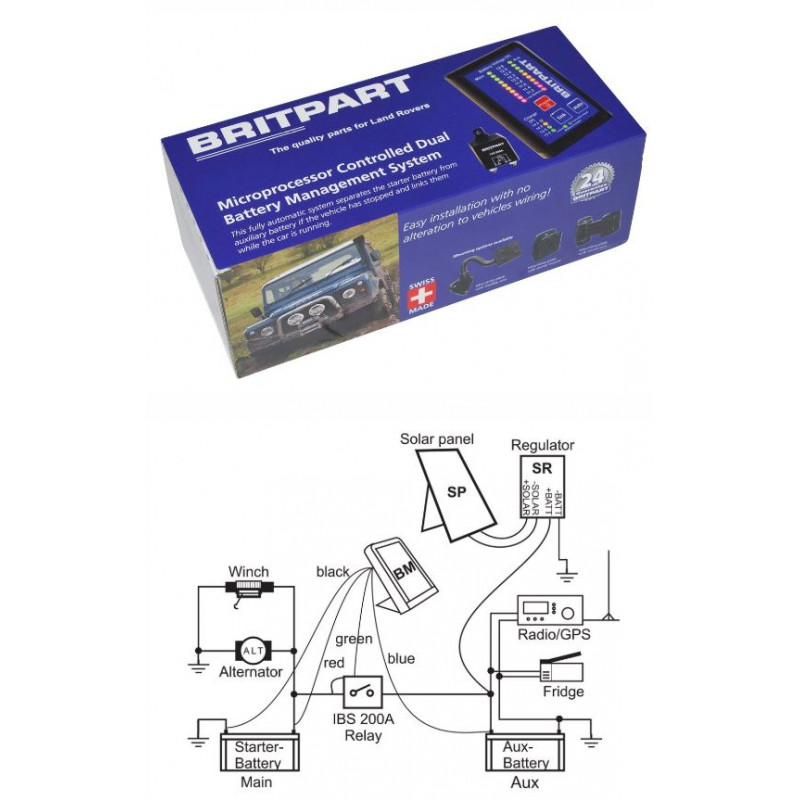 2 PièCes 4 Bornes 12V 500A Relais de DéMarrage de Voiture Double Isolateur  de Batterie Relais