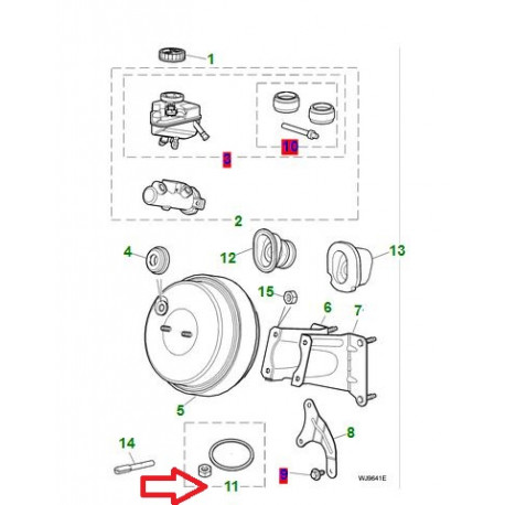 Jaguar kit de montage X-Type et XK8 (C2S16178)