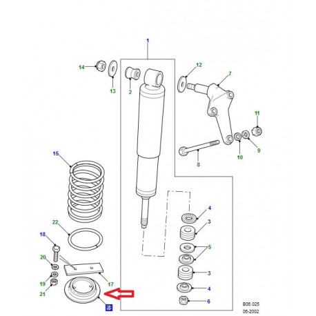 COUPELLE AMORTISSEUR LANDCRUISER ISUZU cherche recherche pas cher vend