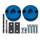 kit cale alu rehausse arriere plus 40 mm discovery 2
