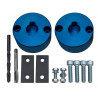 kit cale alu rehausse arriere plus 40 mm discovery 2