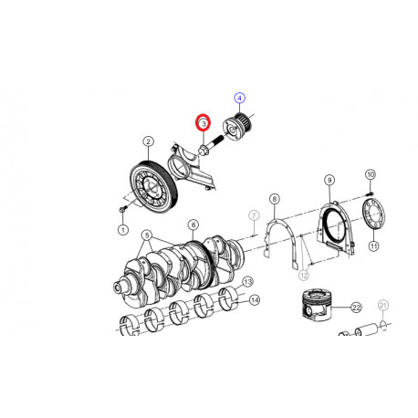 Mopar vis (46328176PC)