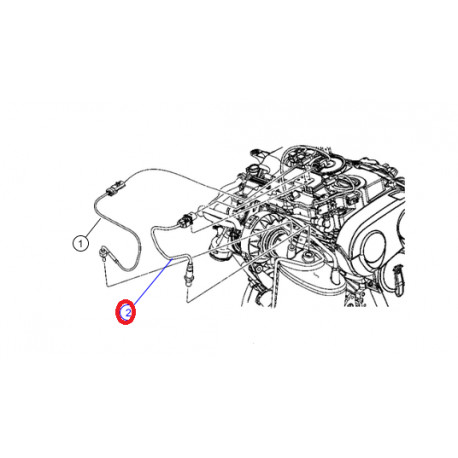 Mopar sonde temperature avant catalyseur (05149132AB)