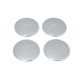 kit enjoliveur de roue logo gris fond gris vendu par 4
