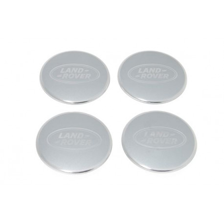 Land rover kit enjoliveur de roue logo gris fond gris vendu par 4 (LR094546)